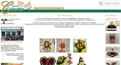 Desktop Screenshot of blumenclaudia.at